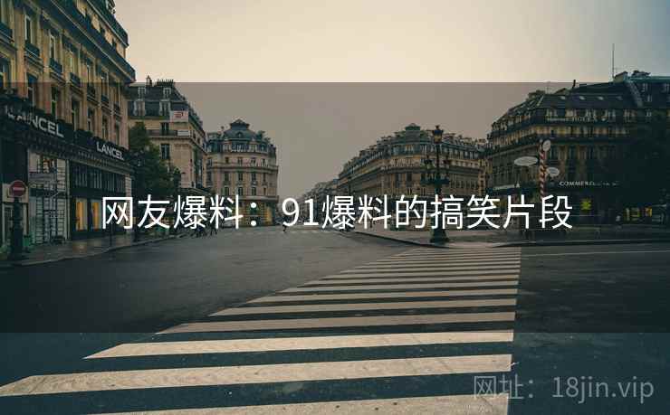 网友爆料：91爆料的搞笑片段