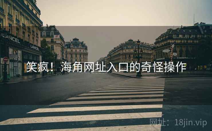笑疯!海角网址入口的奇怪操作